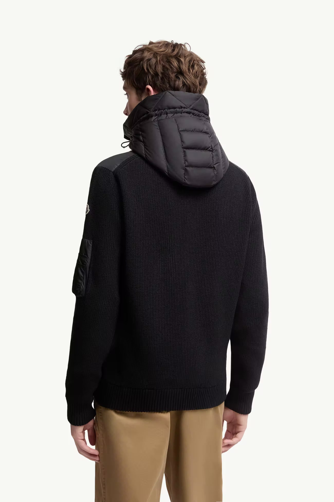 Cardigan zippé matelassé